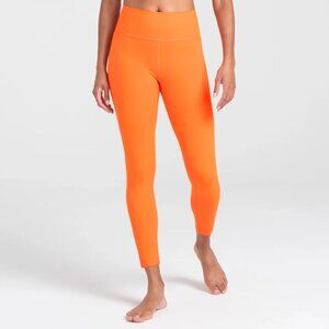 DEFINITE ARTICLES Size Medium Tangerine 7/8 Sculpt Leggings NWT